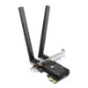 2-лентов Bluetooth 5.2 Wi-Fi6 PCIe адаптер TP-Link Archer TX55E AX3000