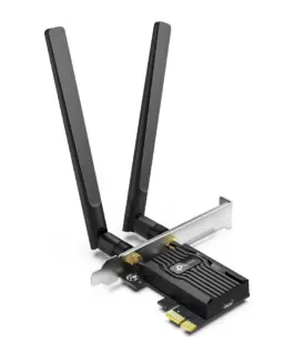 2-лентов Bluetooth 5.2 Wi-Fi6 PCIe адаптер TP-Link Archer TX55E AX3000