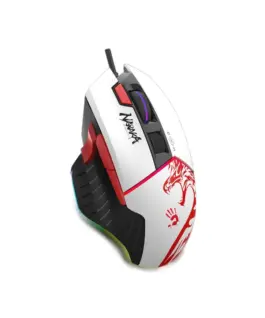 Alternative view of Геймърска мишка A4tech bloody W95 Max, Жична, 12000 cpi, Naraka,Черен/Бял