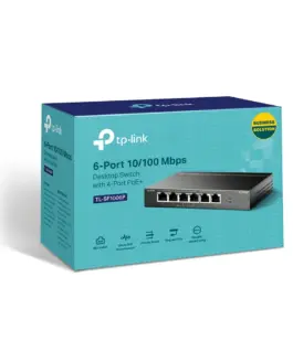 Alternative view of 6-портов 10/100Mbps комутатор с 4-PoE+ порта TP-Link TL-SF1006P