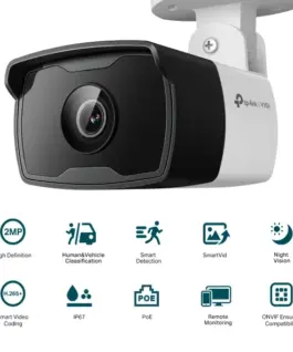 2MP външна IR булет мрежова камера TP-Link VIGI C320I