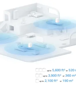 Alternative view of Безжична Wi-fi 6 Mesh система TP-Link Deco X10(2-pack) AX1500