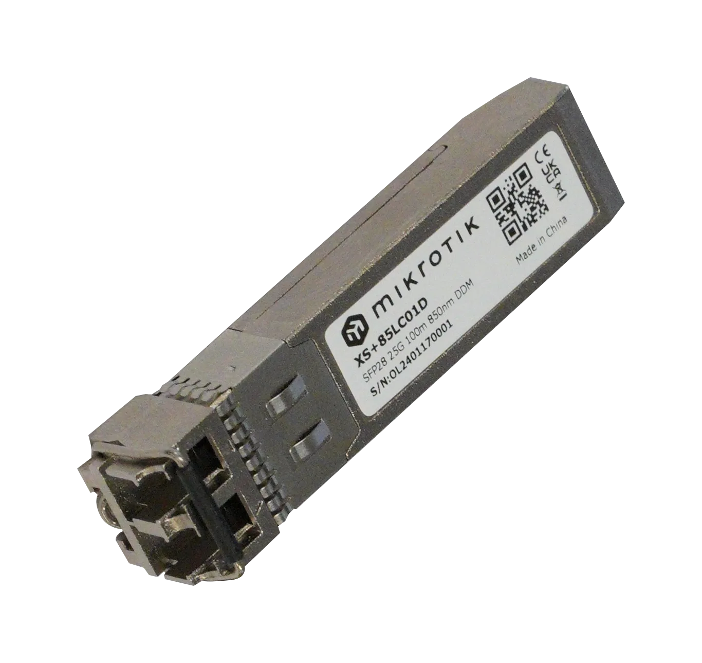 1.25G SFP, 10G SFP+ и 25G SFP28 модул за по-къси разстояния MikroTik XS+85LC01D - Image 127