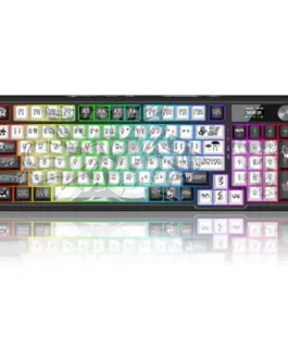 Bluetooth и безжична механична геймърска клавиатура Redragon Artemis Pro Anime K719GF-RGB-PRO RGB осветление - черно с