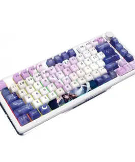 Механична Bluetooth и безжична геймърска клавиатура Redragon Cyrus Pro Anime K681ACG-RGB-PRO с RGB осветление –