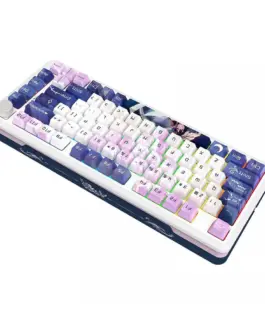 Механична Bluetooth и безжична геймърска клавиатура Redragon Cyrus Pro Anime K681ACG-RGB-PRO с RGB осветление –