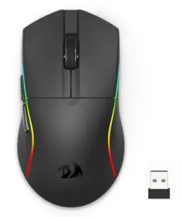 Геймърска мишка Redragon Deicide Lite M816-LIT с кабел и безжична Bluetooth RGB осветление -