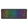 Механична геймърска клавиатура Redragon Ironguard K722-RGB RGB осветление сиви суичове -