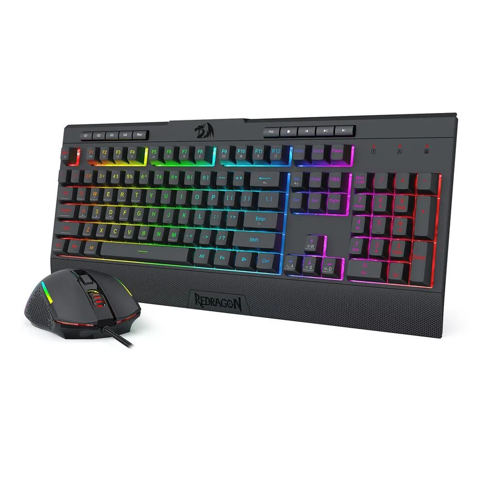 Комплект клавиатура и мишка Redragon S151 Gaming Essentials с RGB подсветка - черна - Image 2