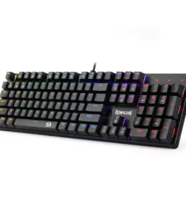 Alternative view of Механична геймърска клавиатура Redragon Sindri K671, Rainbow lighting, червени превключватели - черна