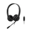 А4tech HU-8 Слушалки с микрофон USB въртящ се микрофон