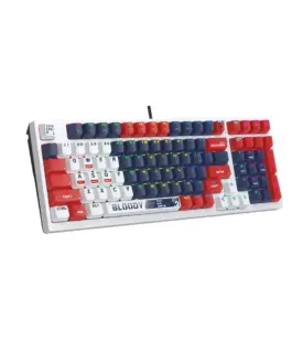 Alternative view of А4tech Геймърска механична клавиатура Bloody Sports Navy S98 BLMS RGB Backlit red switch , USB