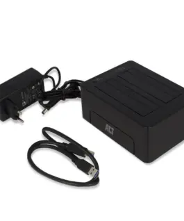 Alternative view of ACT Докинг стейшън AC1504, USB 3.1 Gen1 за 3.5"/2.5" HDD/SSD черен