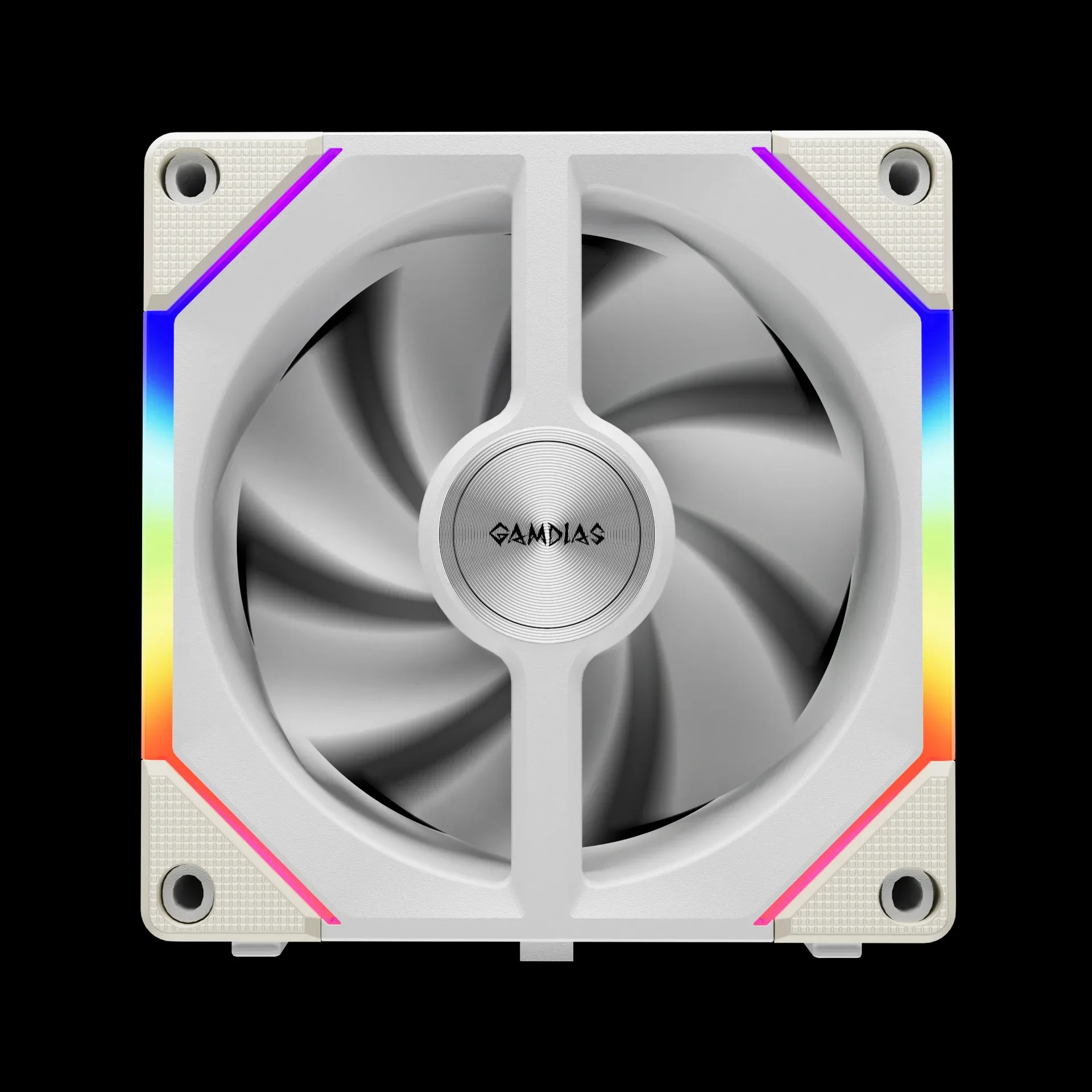Gamdias Комплект вентилатори Fan Pack 3-in-1 3x120mm - AEOLUS P2-1203 White, Swappable Fan Blades (Reverse Fan Blades Included), Daisy-Chain, Infinity Mirror - Image 275