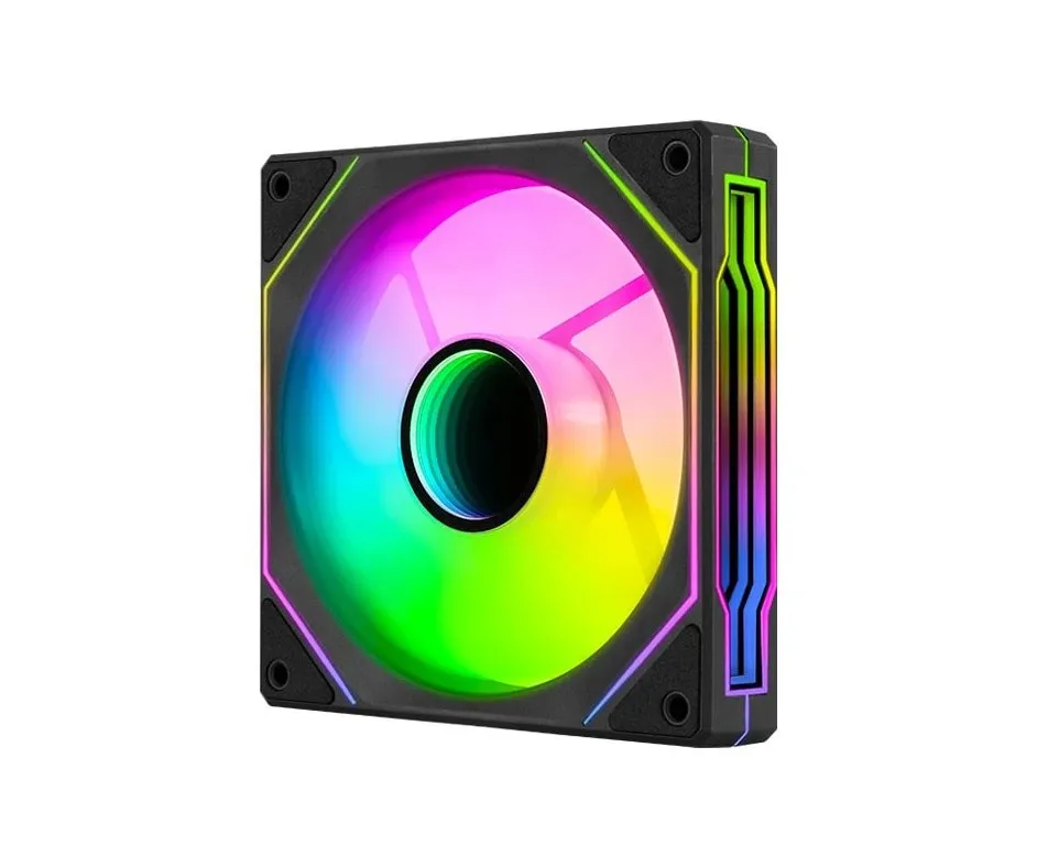 AeroCool вентилатор Fan 120mm Phantom M-3R - Infinity Mirror ARGB REVERSE - Black