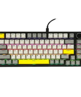 Ajazz геймърска механична клавиатура Gaming Mechanical Keyboard AK820 - Moon Switches [Linear] (English US) Black Gray