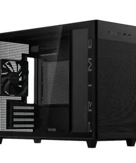 Alternative view of Кутия за компютър ASUS PRIME AP201 Tempered Glass, Micro ATX - Black