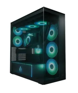 Arctic кутия Case E-ATX - Xtender (Black) - 5 A-RGB Fans included