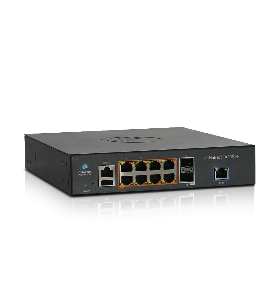 8-PoE портов комутатор Cambium Networks cnMatrix EX2010-P с 2 SFP порта - Image 64