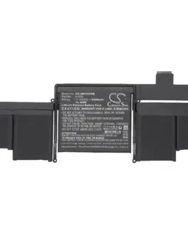 Батерия за лаптоп Apple MacBook A1502 battery(2015) MacBook Pro Retina A1502 (2015 Version)  A1582 LiPo 1143V 6500mAh CA