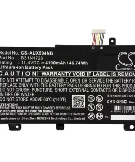 Батерия за лаптоп ASUS FX504 TUF Gaming A15 FA506IC-HN075W TUF Gaming FX505DD-AB71-CA B31BN91 LiPo 11.4V 4100mAh CAMERO