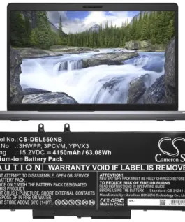 Alternative view of Батерия  за лаптоп DELL Latitude 14 5410, Latitude 15 5511 3HWPP 15.2V 4150mAh CAMERON SINO