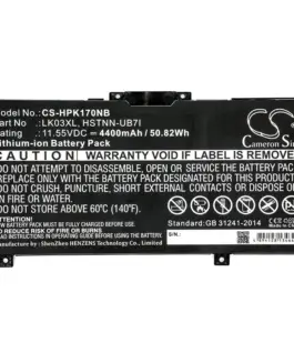 Батерия за лаптоп HP Envy 17-AE010NC Envy X360 15-BP008UR HSTNN-UB71 LiIon 11.55V 4400 mAh CAMERON