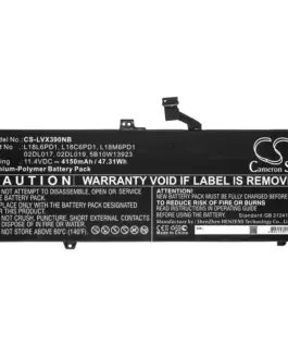 Батерия за лаптоп Lenovo ThinkPad X390 L18C6PD1 L18L6PD1 LiPo 11.4V 4150 mAh CAMERON