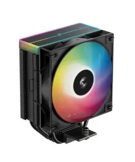 DeepCool охладител CPU Cooler AG400 Black - Addressable RGB V2 - LGA1851/AM5