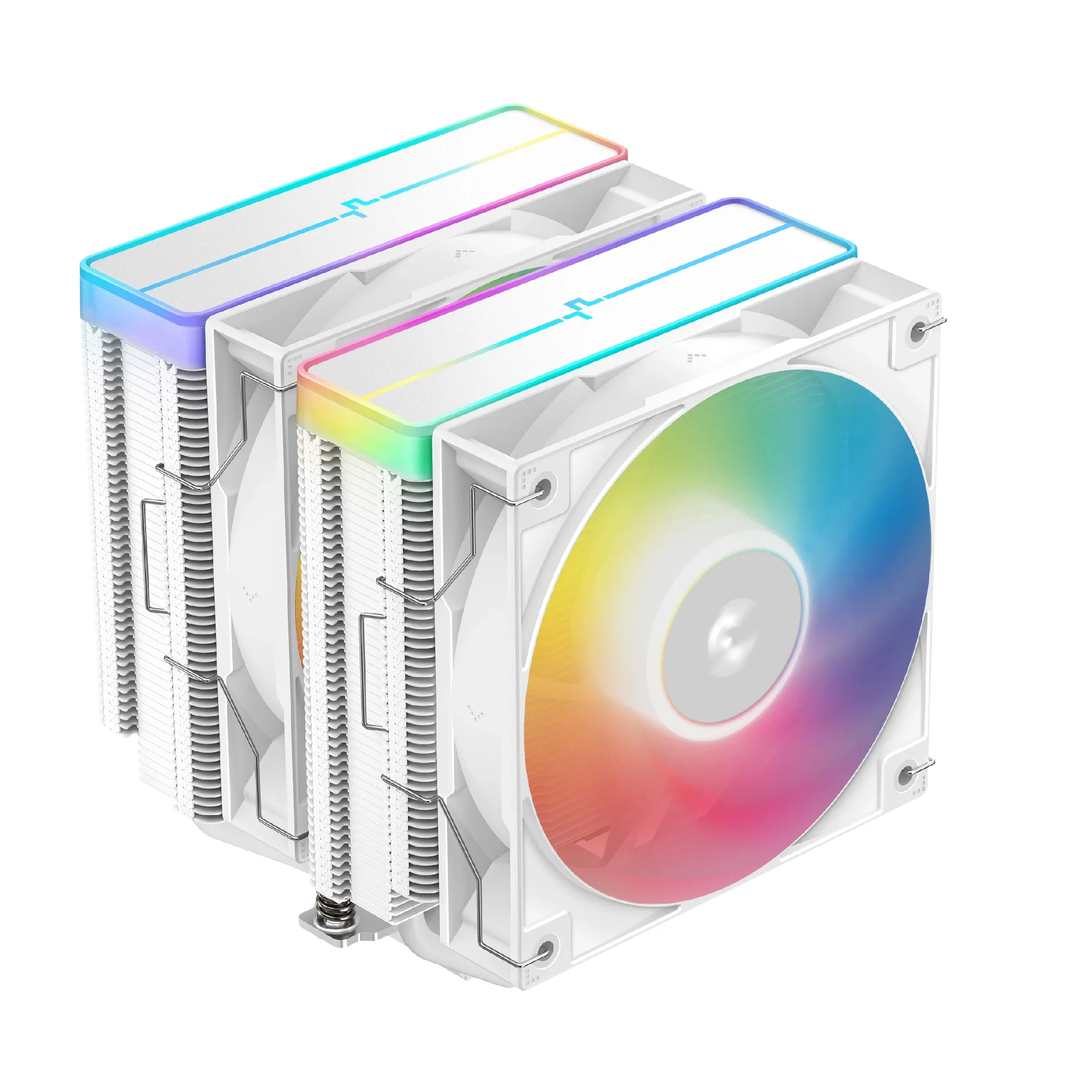 DeepCool охладител CPU Cooler AG620 WH - Addressable RGB V2 Dual-Tower - LGA1700/AM5
