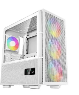 DeepCool кутия Case EATX - CH560 Digital White A-RGB