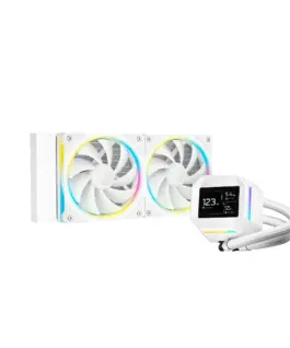 DeepCool водно охлаждане Water Cooling LM240 WH - 2.4 inch IPS Display Addressable