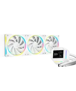 DeepCool водно охлаждане Water Cooling LM360 WH - 2.4 inch IPS Display Addressable