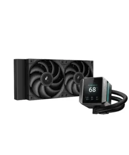 DeepCool водно охлаждане Water Cooling MYSTIQUE 240 - LCD Screen A-RGB