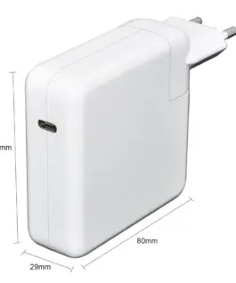 Makki зарядно за лаптоп заместител Laptop Adapter Apple – 87W TYPE-C With USB-C Cable –