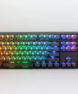 Ducky професионална геймърска механична клавиатура Professional Gaming Mechanical Keyboard One 3 Aura Black - Cherry MX RGB Brown Switches