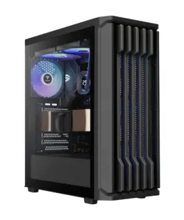 Gamdias кутия Case ATX - AURA GC11 ARGB Black - USB-C