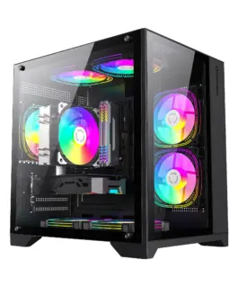 Gamemax кутия Case mATX - Infinity Mini Black