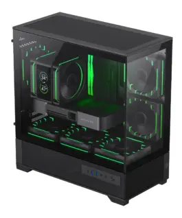 Alternative view of Gamemax кутия Case EATX - Vista 2 MB - 3 x 120 mm Addressable RGB