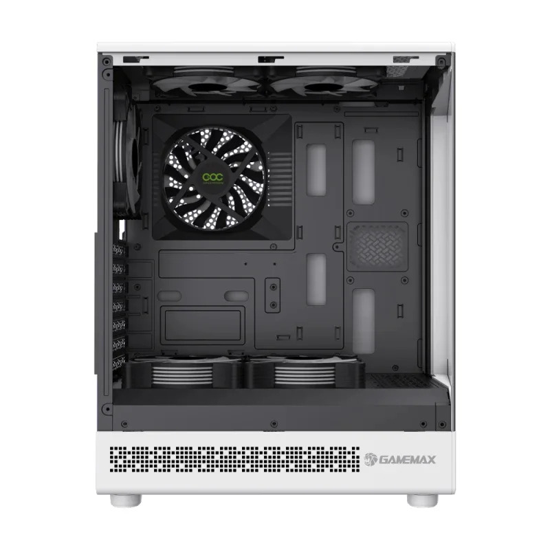 Gamemax кутия Case ATX - Vista COC AW - 5 x 120 mm A-RGB Fans, MB Plate COC Fan - Image 10