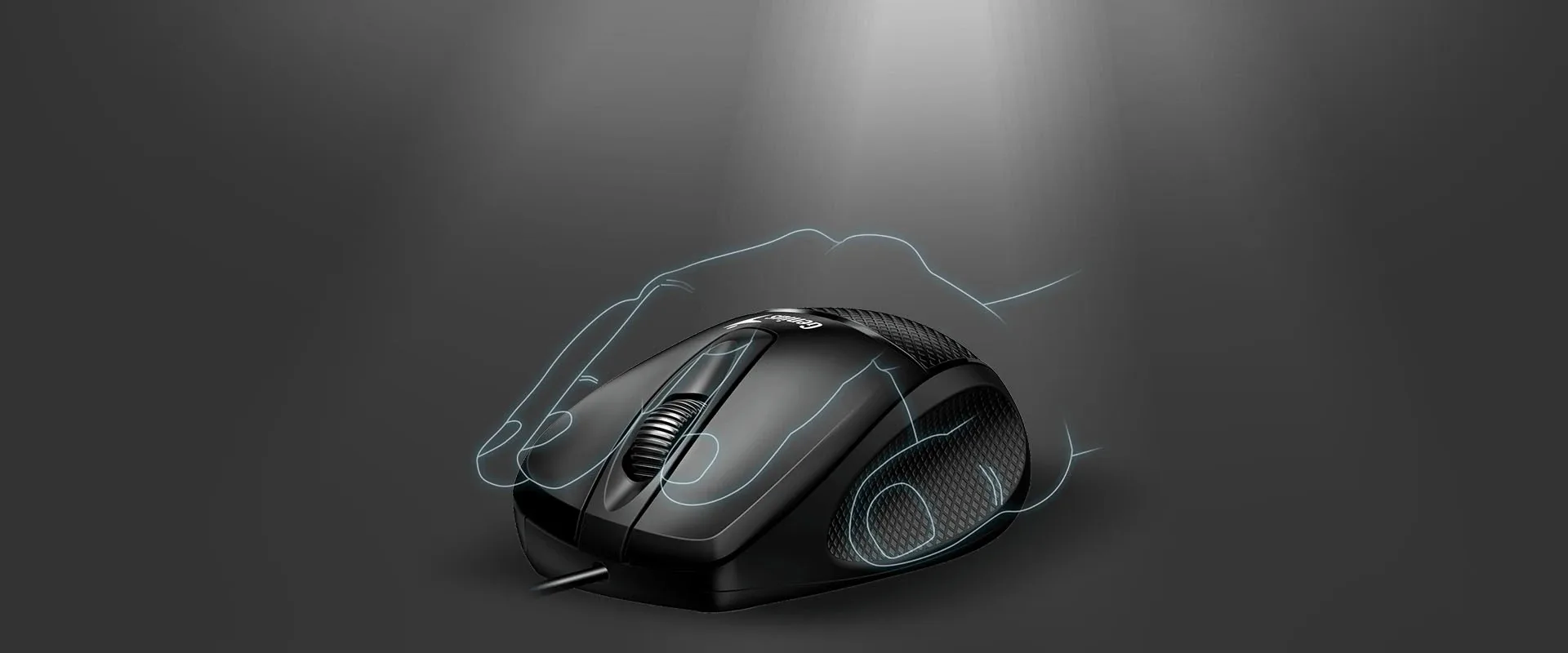 Genius Мишка Mouse DX-150X Black - USB, Ergonomic Design - Image 5