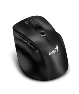 Alternative view of Genius безжина безшумна мишка Wireless Silent Mouse Ergo 9000S - Silent, Bluetooth, 2.4G, Black