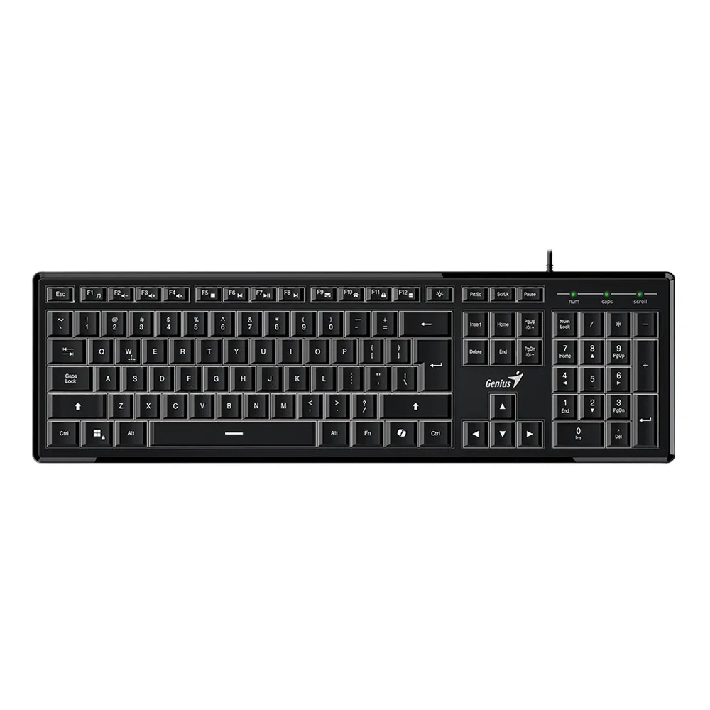 Genius клавиатура кирилизирана Keyboard SlimStar 820 Black - AI, Illuminated, Slim, BG, USB - Image 388