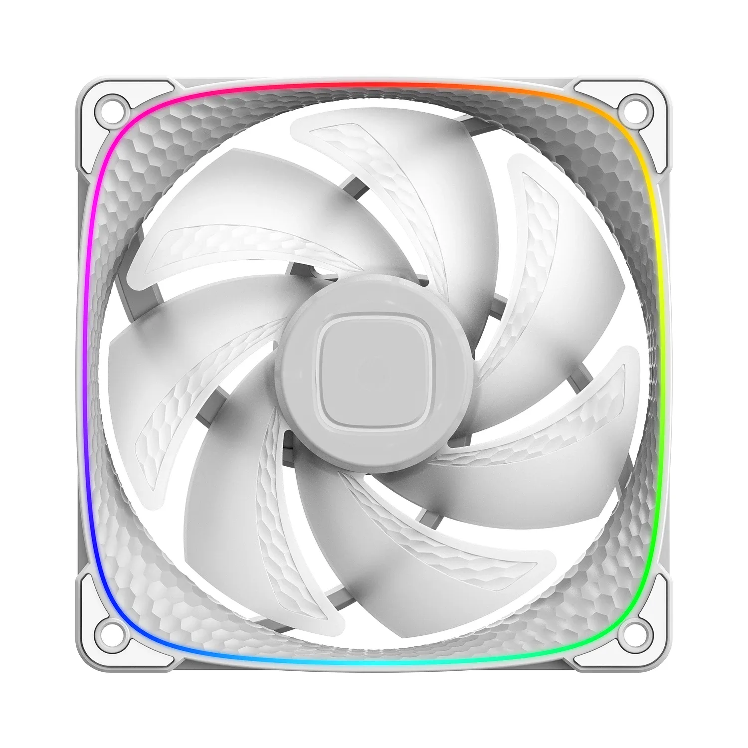 Geometric Future Комплект вентилатори Fan Pack 3-in-1 - Squama 2503W White - Image 277