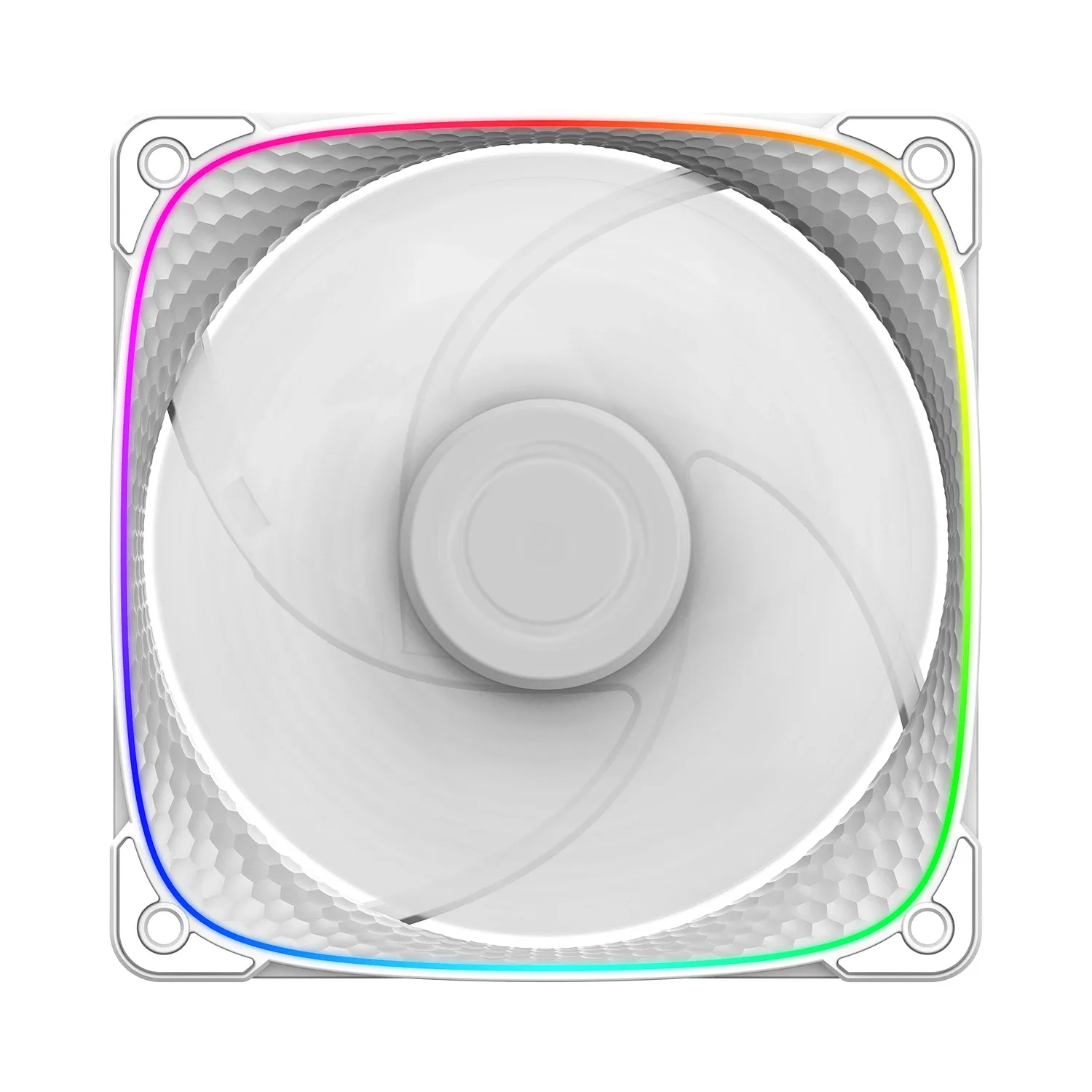 Geometric Future Комплект вентилатори Fan Pack 3-in-1 - Squama 2503W White - Image 264