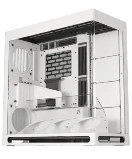 Alternative view of HAVN кутия Case E-ATX - HS 420 VGPU Edition White - PCIe Gen 5 riser included