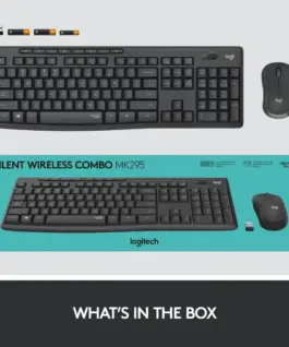 КОМПЛЕКТ МИШКА + КЛАВИАТУРА LOGITECH MK295 DE – Wireless – БЕЗ БДС КИРИЛИЗАЦИЯ
