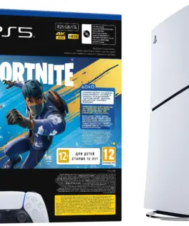 Alternative view of Конзола PlayStation 5 (Slim) - Digital Edition + Fortnite Flowering Chaos