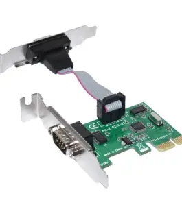 Makki нископрофилна карта Low Profile PCI-E card to 2 x Serial port -