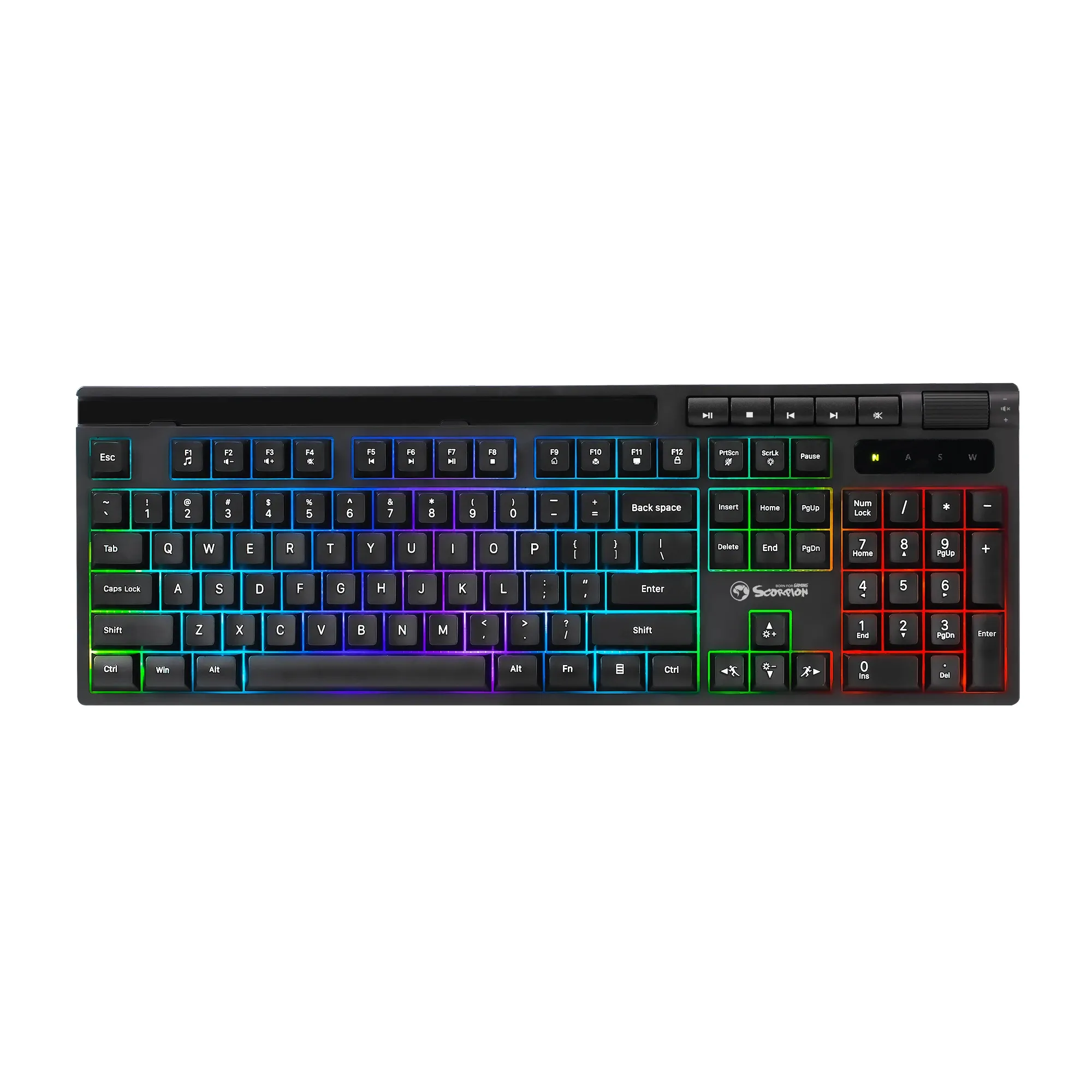 Marvo геймърска клавиатура Gaming Keyboard 104 keys - Soldat S40 K603 - Silent
